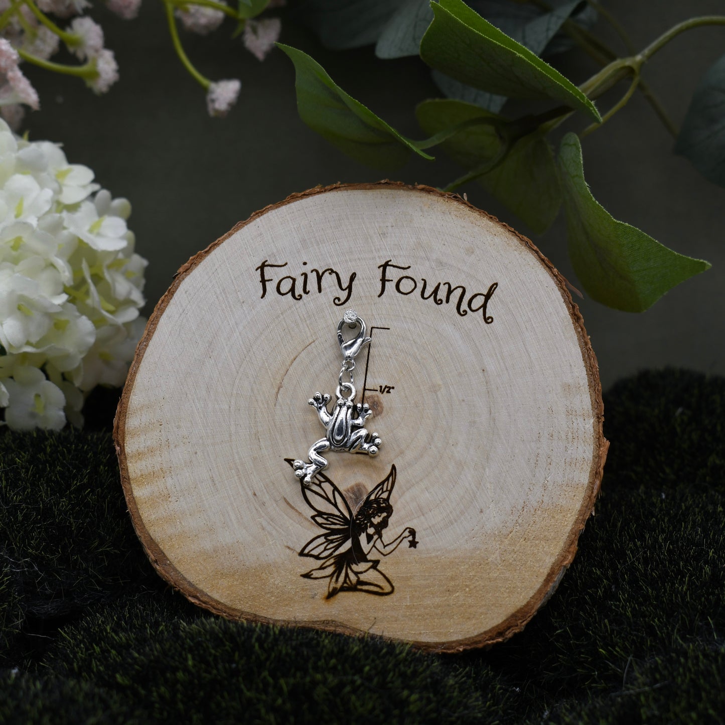 Frog charm - Silver