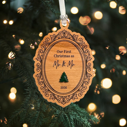 First Christmas Married Ornament - LGBTQ Inclusive
