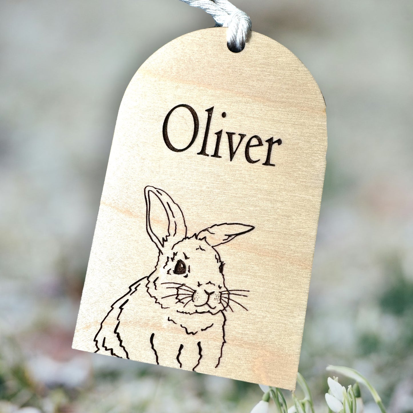 Personalized Bunny Tag image 3