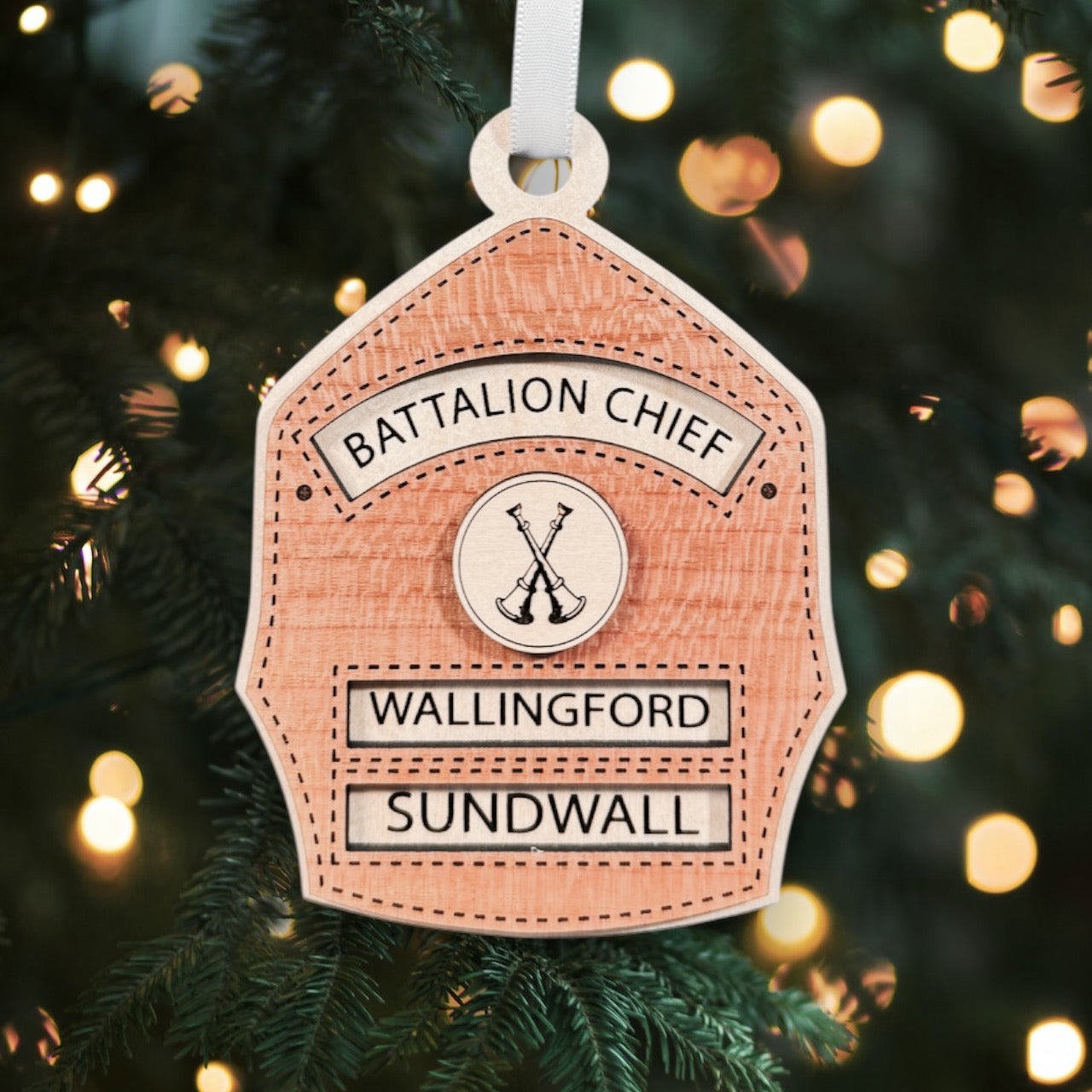 Firefighter Shield Ornament image 0