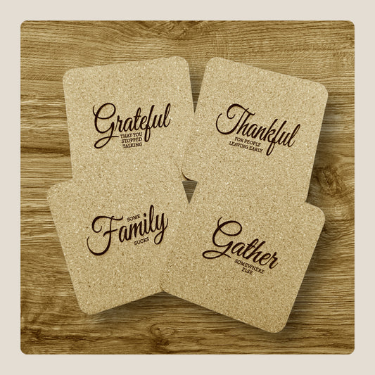 Snarky Holiday Coasters image 0
