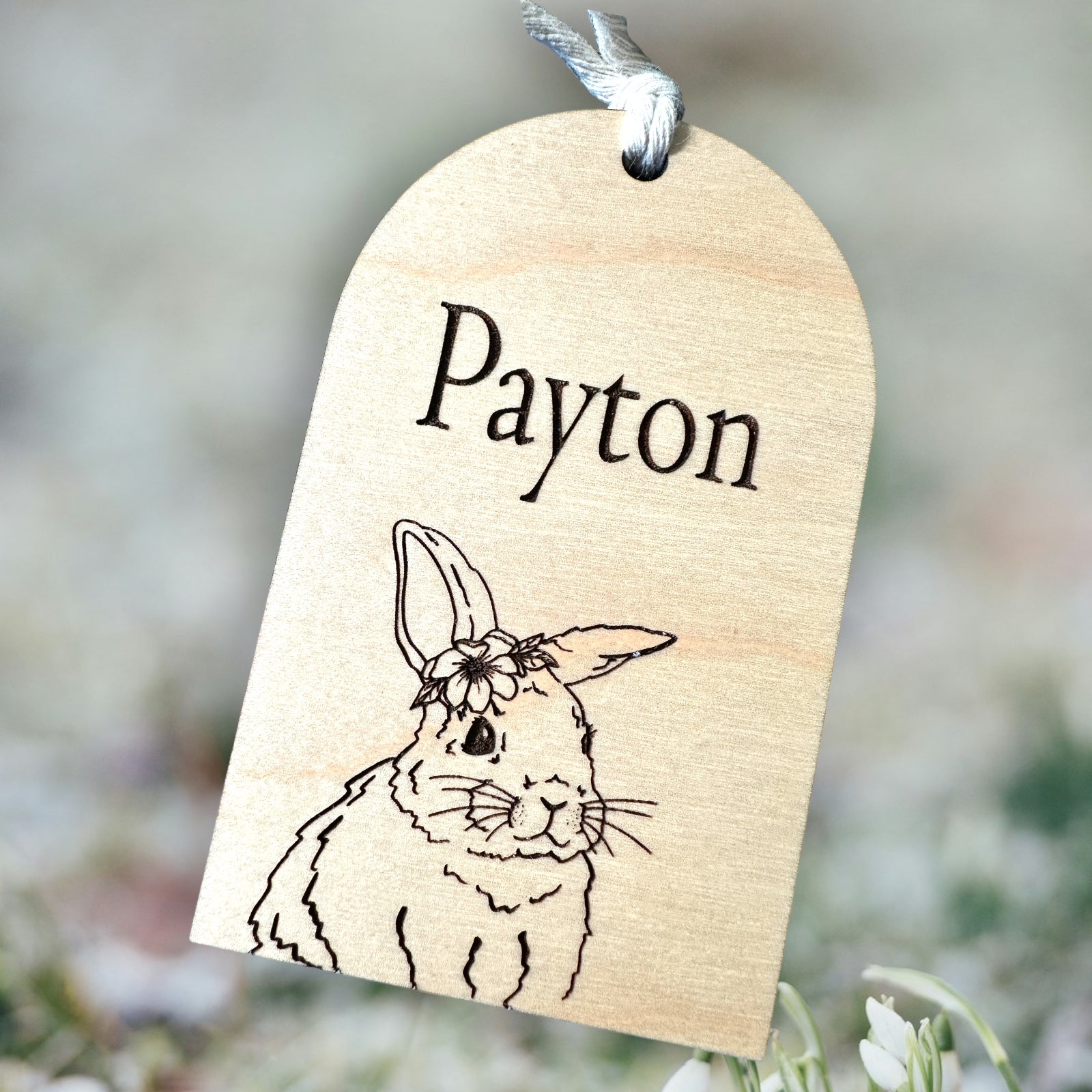 Personalized Bunny Tag image 2