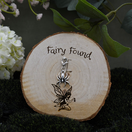 Spider charm - Silver