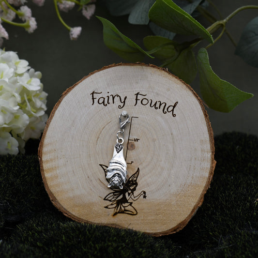 Bat charm - Silver