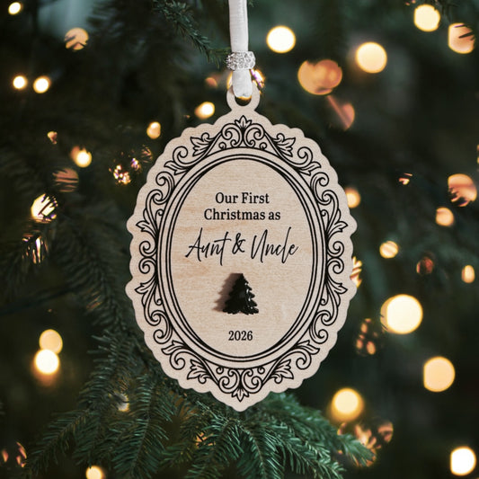First Christmas as Aunt & Uncle Ornament