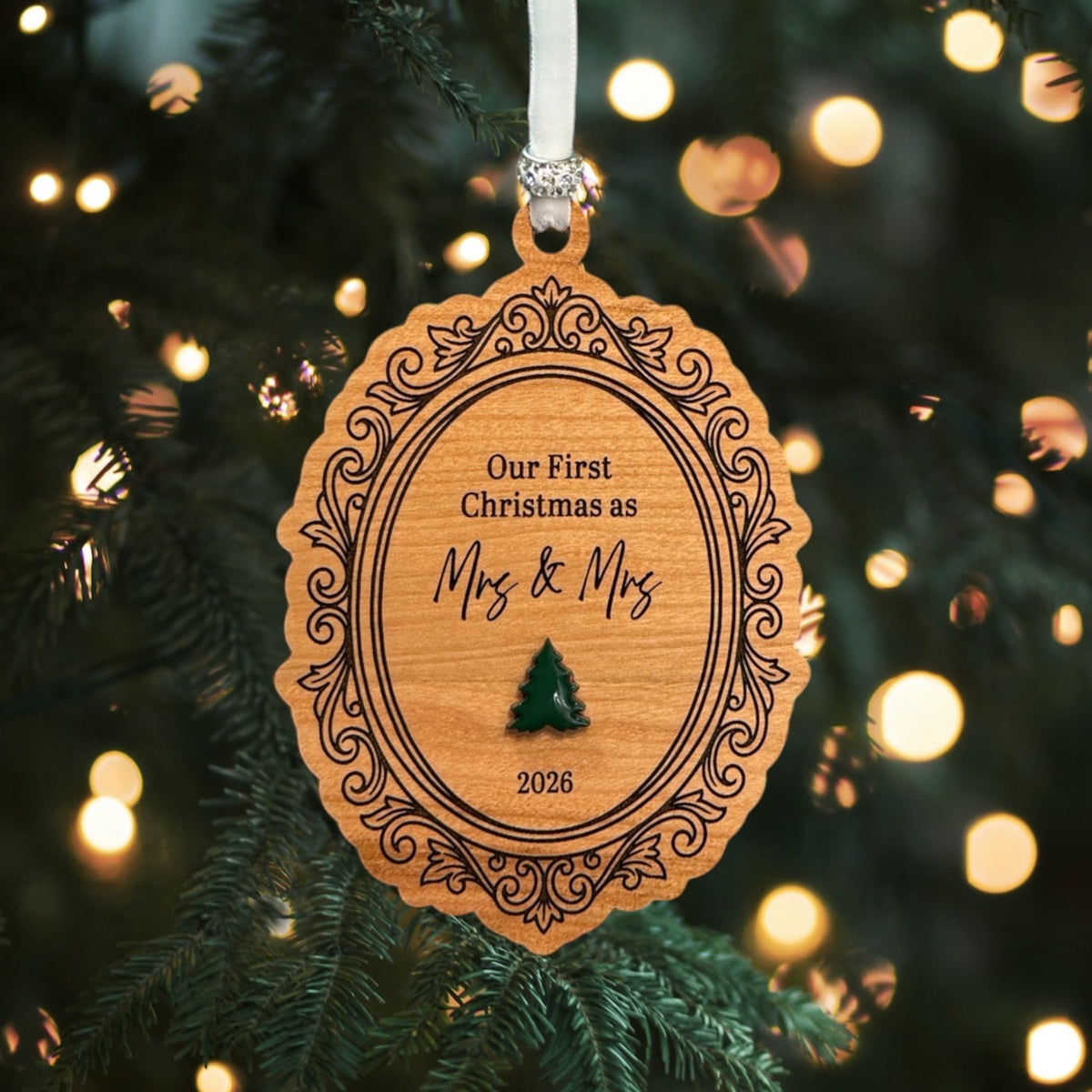 First Christmas Married Ornament - LGBTQ Inclusive