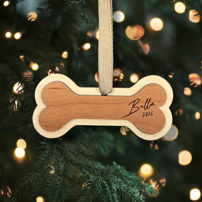 Personalized Dog Bone Ornament