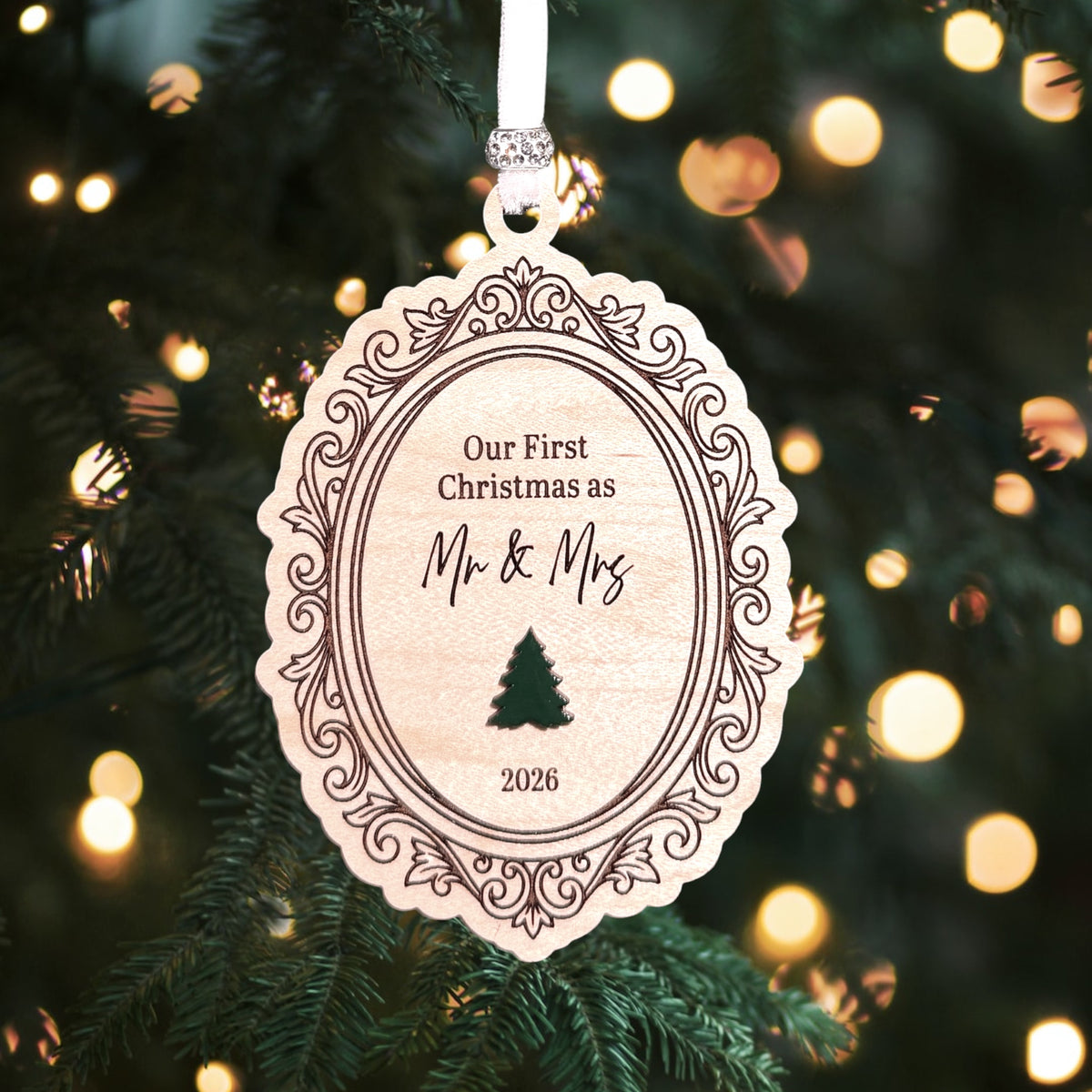 First Christmas Married Ornament - LGBTQ Inclusive
