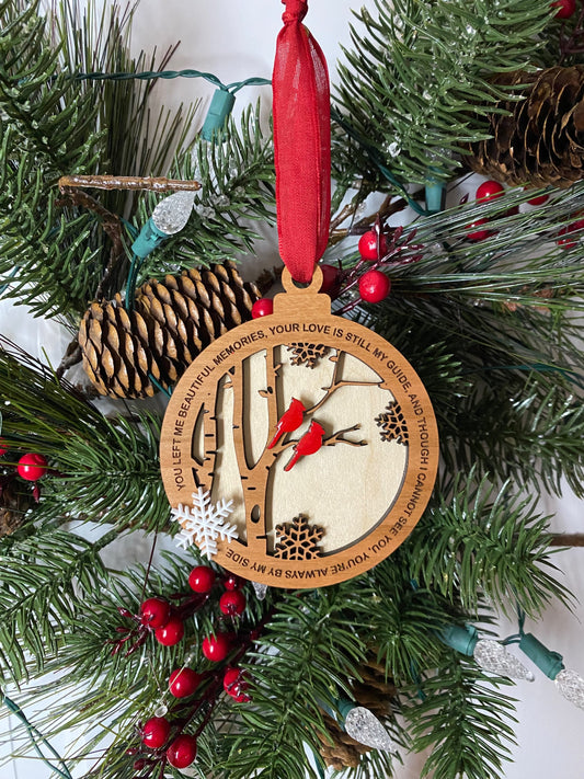 Cardinal Memorial Ornament image 1